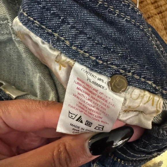 Dark Blue Women's Jeans - Picture 7 of 10